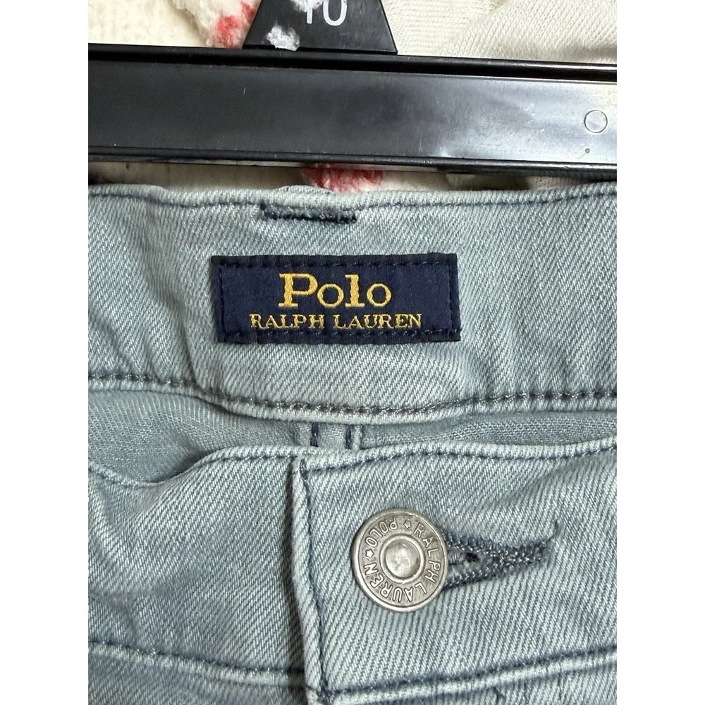 Polo Ralph Lauren Jeans 33 X 32 Men's Preppy Logo Stretch Green